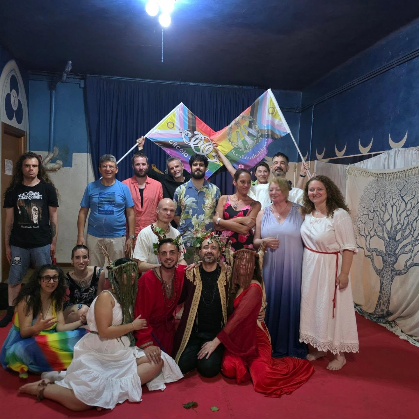 La comunità del Circolo dei Trivi riunita al Tempio della Luna per il solstizio d'estate 2026